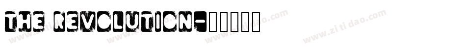 The Revolution字体转换